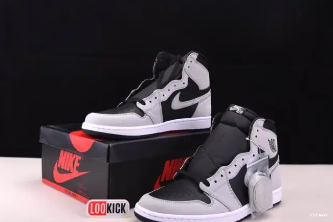 Cheap Grey Air Retro Light High Smoke 1 Jordan Black White 555088-035 0617
